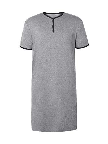 Algopix Similar Product 7 - Gafeng Mens Nightshirt Long Sleep