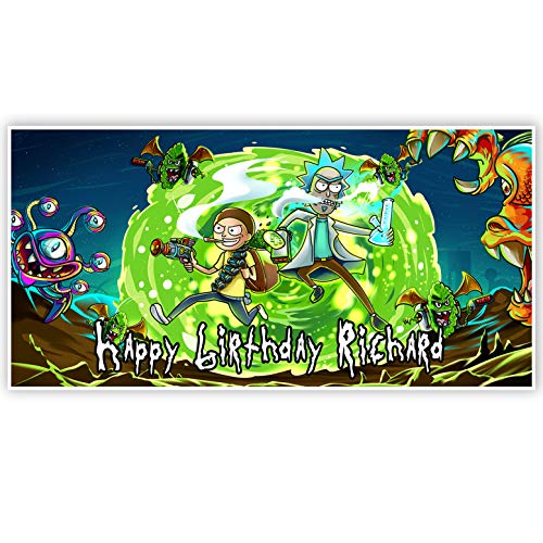 Algopix Similar Product 16 - Rick and Morty Personalized Birthday