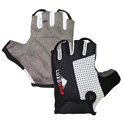 Algopix Similar Product 1 - LuxoBike Cycling Gloves Bicycle Gloves