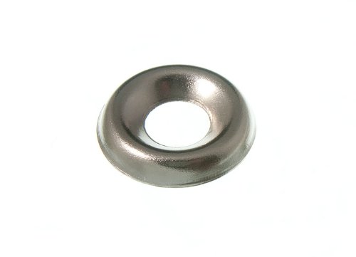 Algopix Similar Product 10 - 120 x SCREW CUP WASHERS NO 8 NICKEL