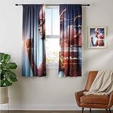 Algopix Similar Product 5 - Kitchen Curtains The Flash Barry Allen