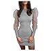 Algopix Similar Product 11 - Women ONeck Lace Mesh See Through