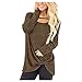 Algopix Similar Product 4 - Pumsun Top Women Loose Kink Tunic Shirt