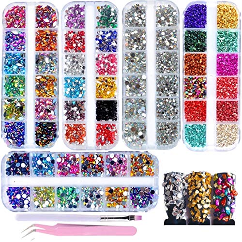 Algopix Similar Product 7 - editTime 12 Wheels Mixed Sparkle Nail