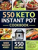 Algopix Similar Product 18 - Keto Instant Pot Cookbook 550 Quick