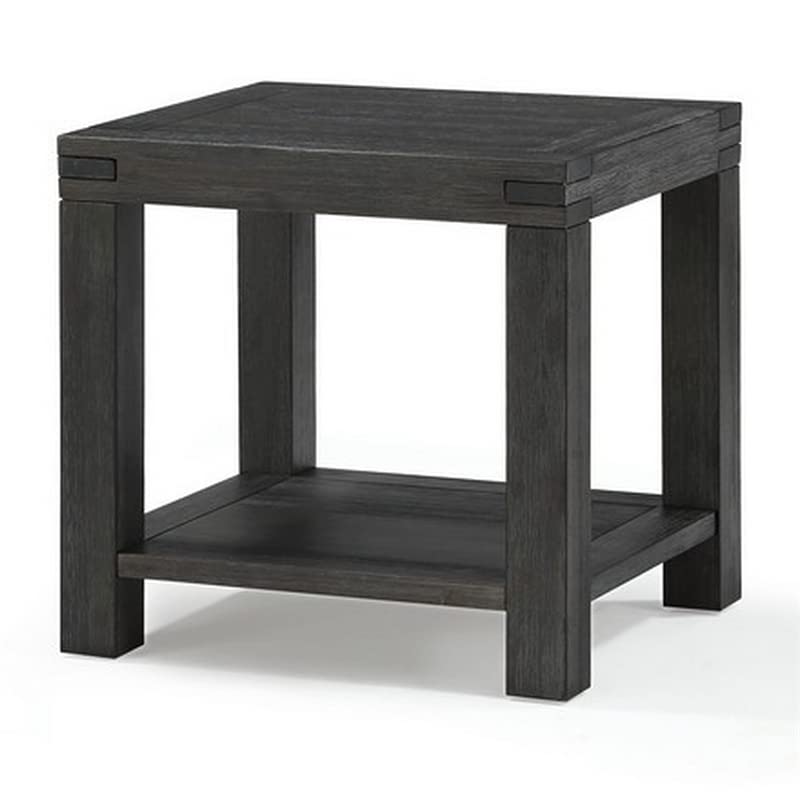 Algopix Similar Product 13 - Benjara Wooden End Table with Block