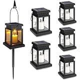 Algopix Similar Product 17 - 6Pack Solar Hanging Lantern Outdoor