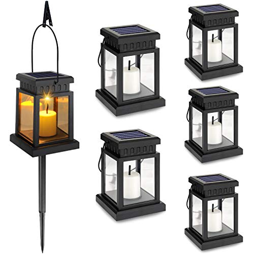Algopix Similar Product 17 - 6Pack Solar Hanging Lantern Outdoor