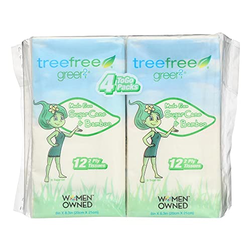 Algopix Similar Product 6 - Green 2  Facial Tissue 4pk Tree Fr 