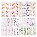 Algopix Similar Product 4 - lorelo 31 Sheets Resin Stickers Resin