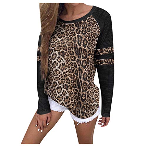 Algopix Similar Product 9 - SNOWSONG Womens Leopard Striped Long
