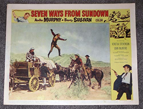 Algopix Similar Product 9 - SEVEN WAYS FROM SUNDOWN original 1960