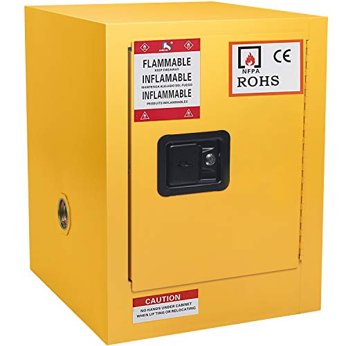 Algopix Similar Product 20 - Flammable Cabinet Yellow Steel Safety