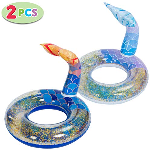 Algopix Similar Product 14 - JOYIN Inflatable Mermaid Tail Pool