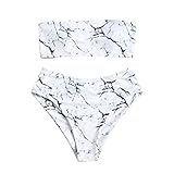Algopix Similar Product 12 - Leewa Swimsuit Woman Tube Top Bra High