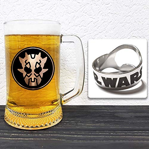 Algopix Similar Product 20 - Star Wars  Maul Glass Beer Stein 