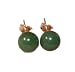 Algopix Similar Product 3 - Genuine 14K Green jadeite Jade 8MM Dome