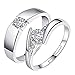 Algopix Similar Product 4 - Dainzuy Women Couple Rings Adjustable