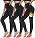Algopix Similar Product 8 - 3 Pack Fleece Lined Leggings Women High