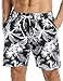 Algopix Similar Product 11 - Nonwe Mens Board Shorts Floral Print