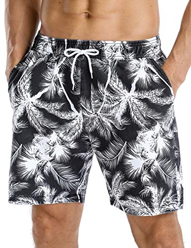 Algopix Similar Product 16 - Nonwe Mens Board Shorts Floral Print