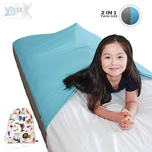 Algopix Similar Product 12 - VISSE Sensory Bed Sheet Twin Stretchy