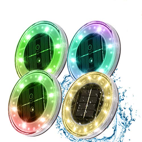 Algopix Similar Product 19 - LUNSY Solar Ground Lights Solar Sensor