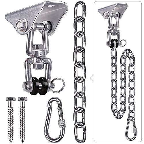 Algopix Similar Product 10 - SELEWARE Hammock Hanging Kit Swing