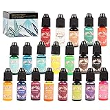 Algopix Similar Product 13 - Epoxy Resin Pigment 20 Colors Liquid