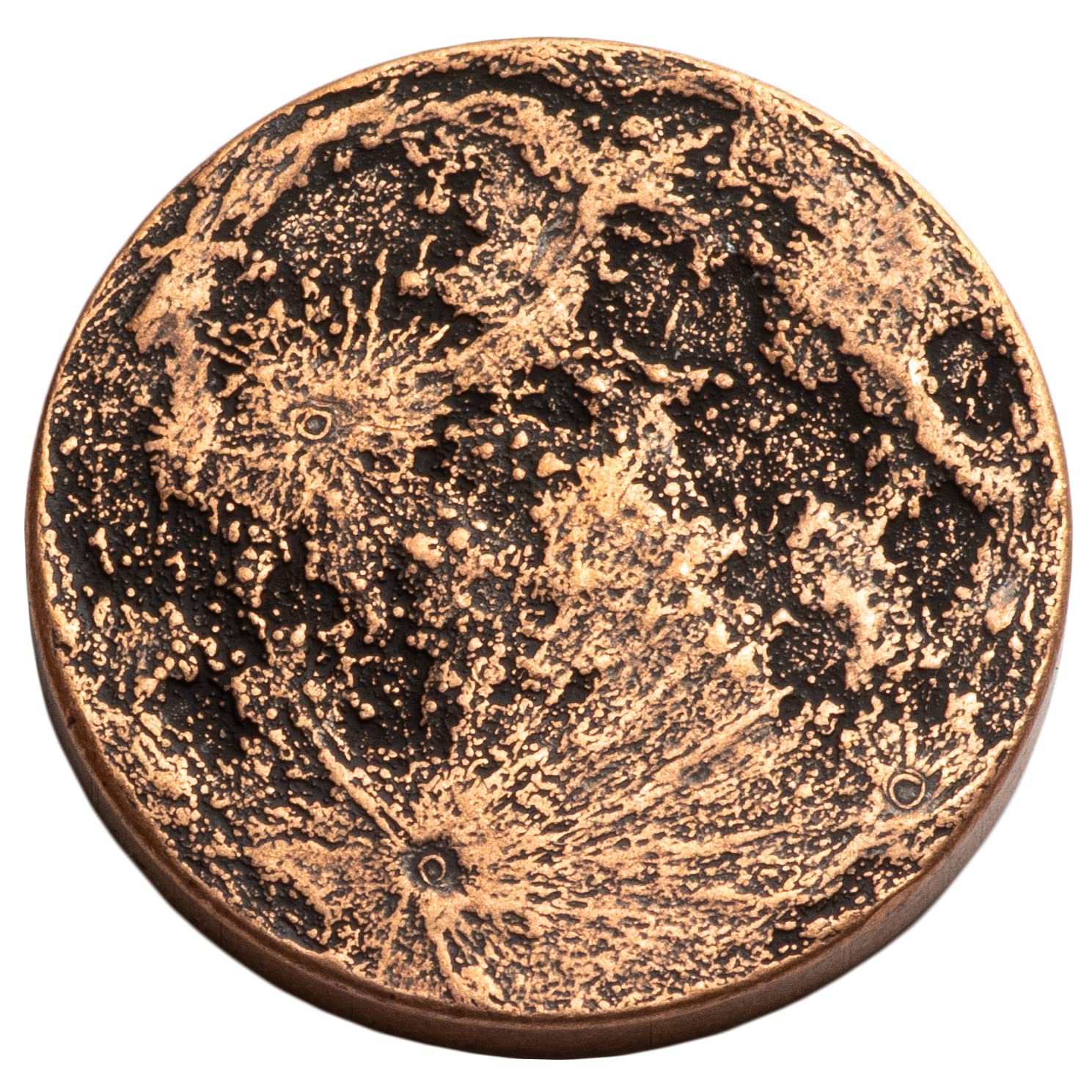 Algopix Similar Product 14 - Copper Moon Coin  Lunar Reminder Token
