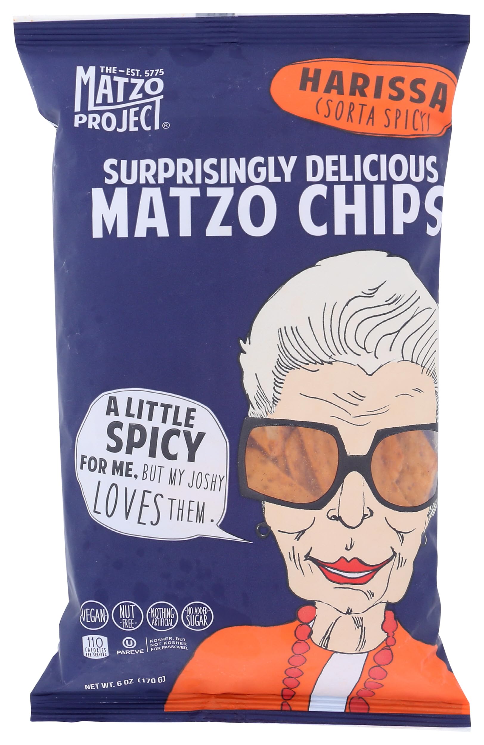 Algopix Similar Product 12 - THE MATZO PROJECT Harissa Matzo Chips