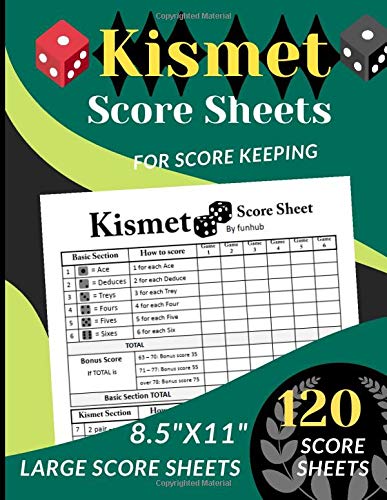 Algopix Similar Product 11 - Kismet Score Sheets 120 Large Score
