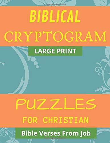 Algopix Similar Product 6 - Biblical Cryptogram Puzzles For