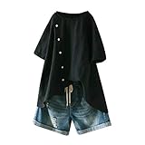 Algopix Similar Product 18 - Plus Size Tops Women Vintage Short