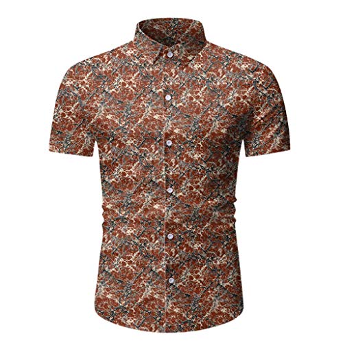 Algopix Similar Product 16 - poundy suit Mens Slim Fit Hawaiian