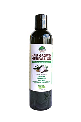 Algopix Similar Product 7 - Herbganic Herbal Hair Growth Oil