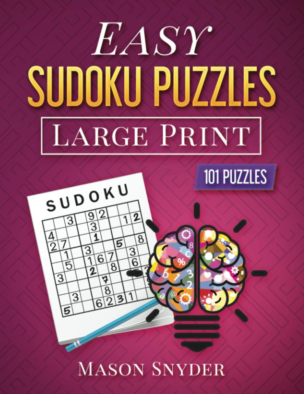 Algopix Similar Product 5 - Easy Sudoku Puzzles Large Print 101