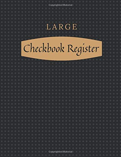 Algopix Similar Product 8 - Large Checkbook Register Personal