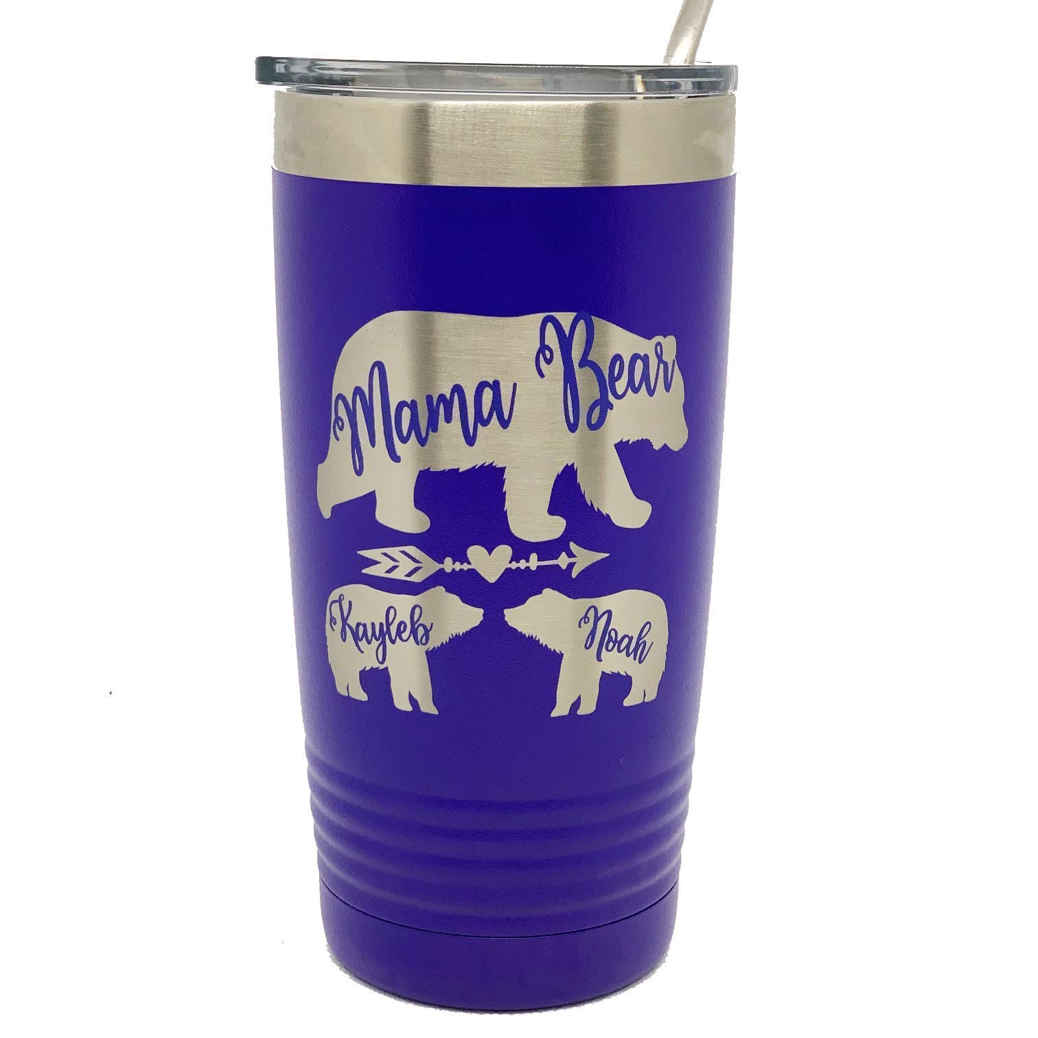 Algopix Similar Product 17 - Mama Bear Tumbler With Optional Cubs on