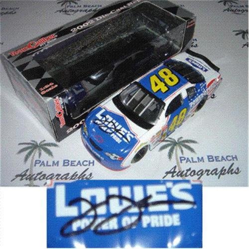 Algopix Similar Product 7 - Jimmie Johnson Autographed Lowes 48