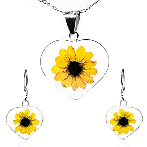 Algopix Similar Product 10 - Sterling HEART SET PENDANT AND