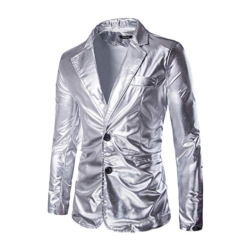 Algopix Similar Product 5 - Mens Blazer Slim Fit Casual Fashion