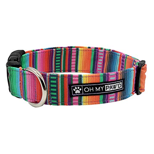 Algopix Similar Product 11 - Serape Fabric Collar for Pets Size