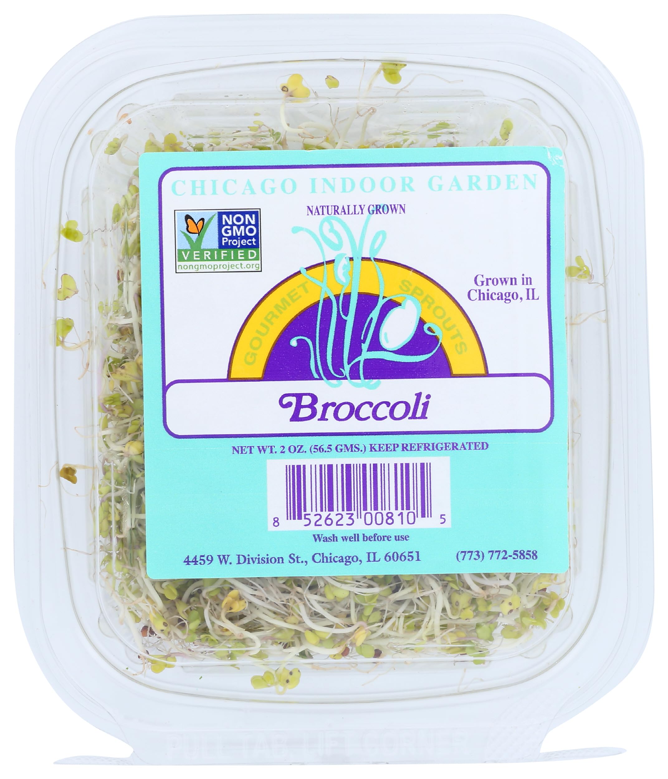 Algopix Similar Product 2 - Chicago Indoor Gardens Broccoli, 2 OZ