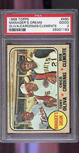 Algopix Similar Product 3 - 1968 Topps 480 Managers Dream Bob