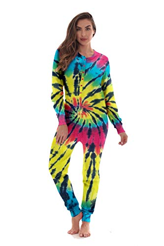 Algopix Similar Product 9 - followme Womens Tie Dye Henley
