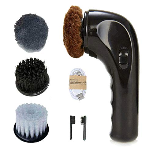 Algopix Similar Product 5 - Electric Hand Held Shoe Polisher Black