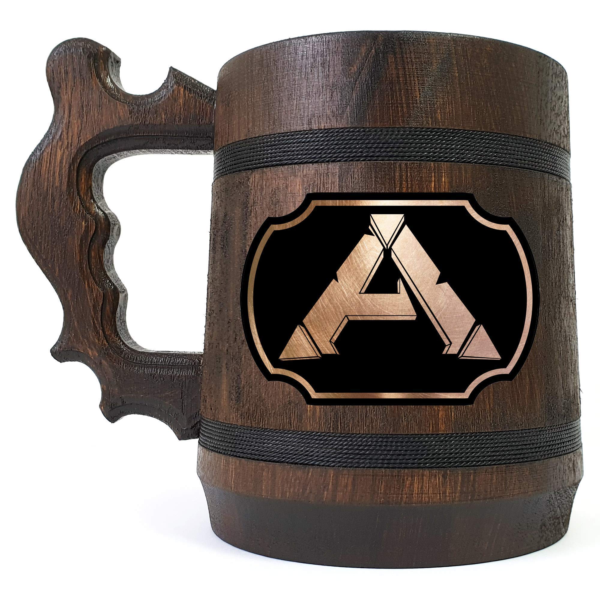 Algopix Similar Product 14 - ARK Wooden Beer Mug Gamer Engraved