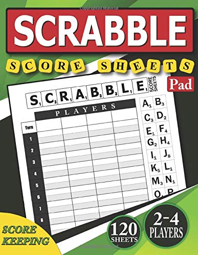 Algopix Similar Product 15 - Scrabble Score Sheets Pad 120 Score