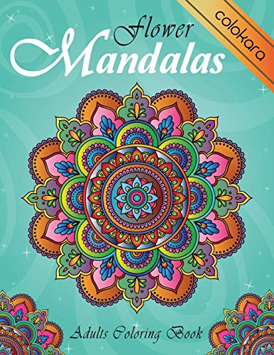 Algopix Similar Product 15 - Flower Mandalas Adult Coloring Book